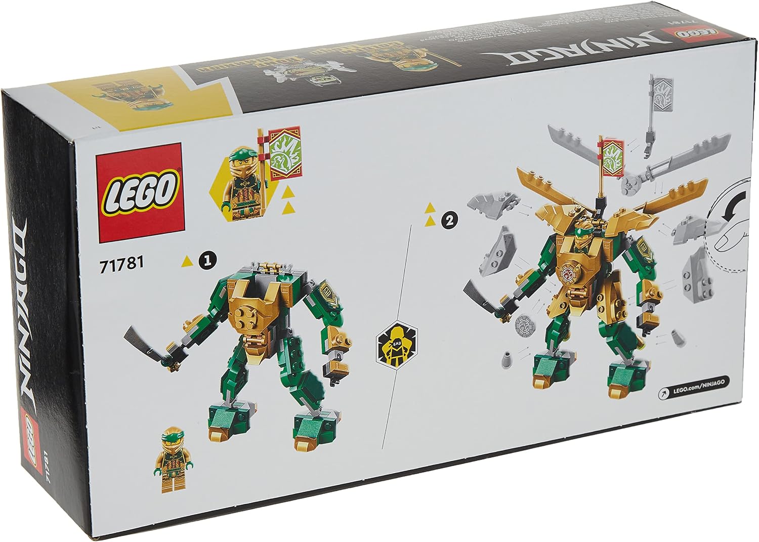 しー LEGO Ninjago - Lloyd's Mecha Battle EVO 71781 Toy Block Present